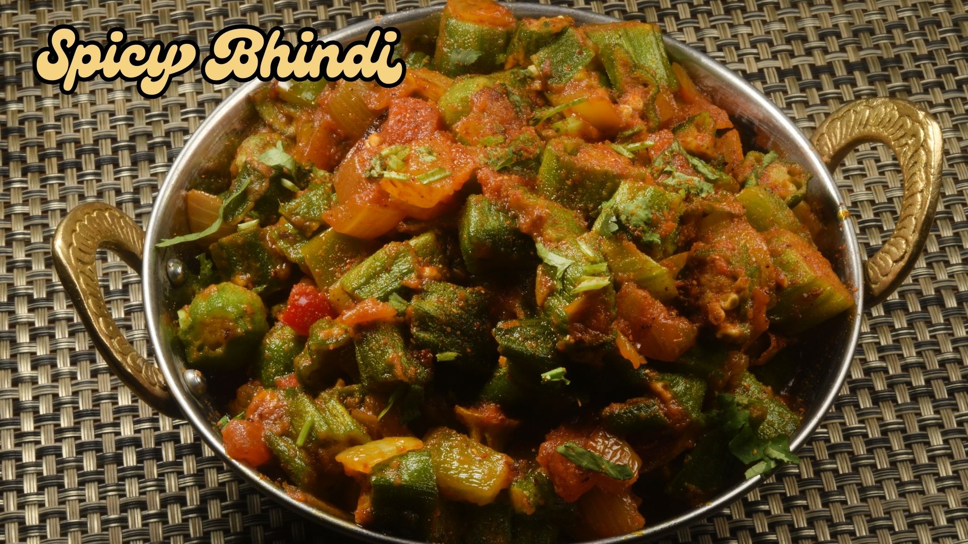 'Video thumbnail for Spicy Okra or Spicy Bhuni hoi Bhindi Recipe '