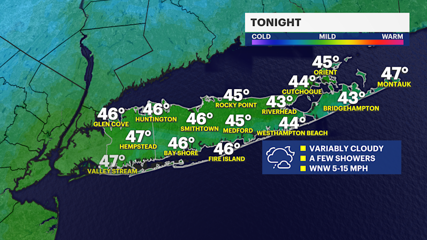 Video thumbnail for Dry and comfortable this evening ahead of a few late-night rain showers