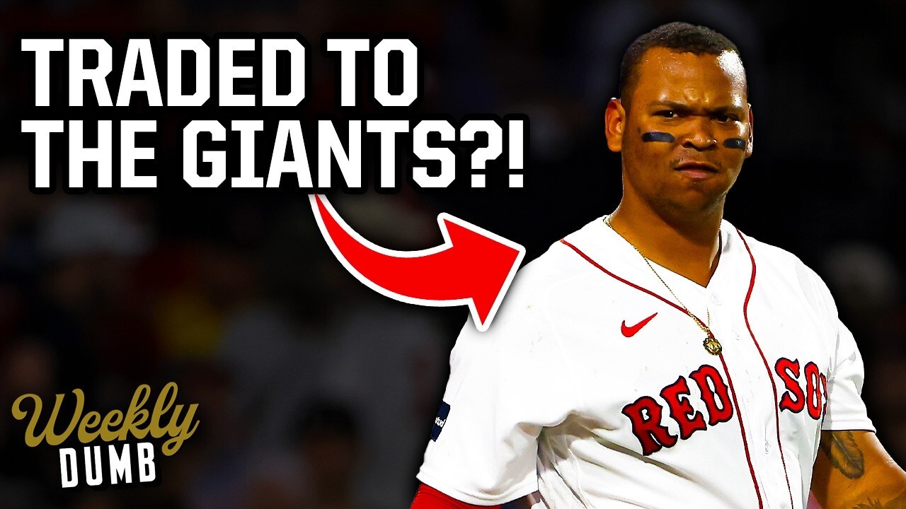 Video thumbnail for Rafael Devers gets traded to the Giants & Shohei Ohtani returns to pitching | Weekly Dumb