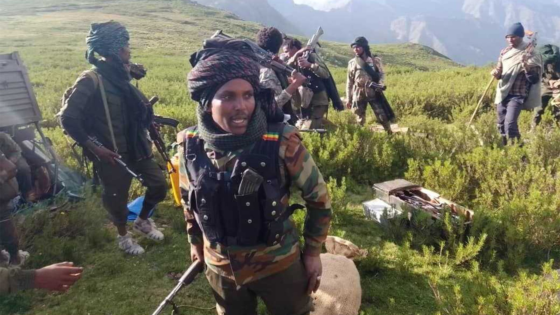 Video thumbnail for Ethiopia’s Fano fighters claim capture of army vehicles and weapons