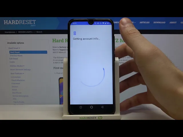 Video thumbnail for How to Add & Remove Google Account In KRUGER & MATZ Move 9 – Set Up Google User