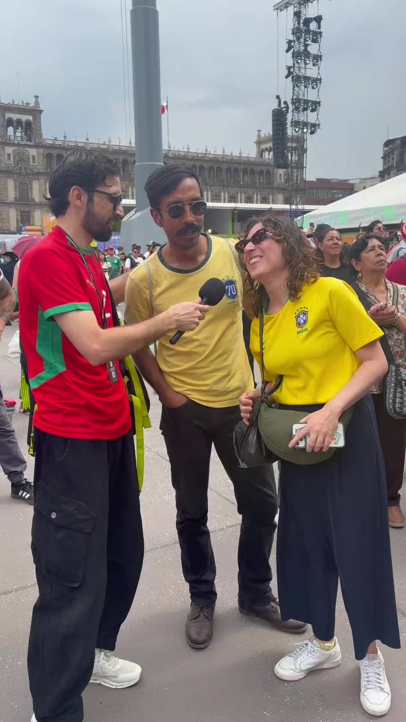 Video thumbnail for Brazil Fans Predict Vinicius Junior Brilliance in Mexico City