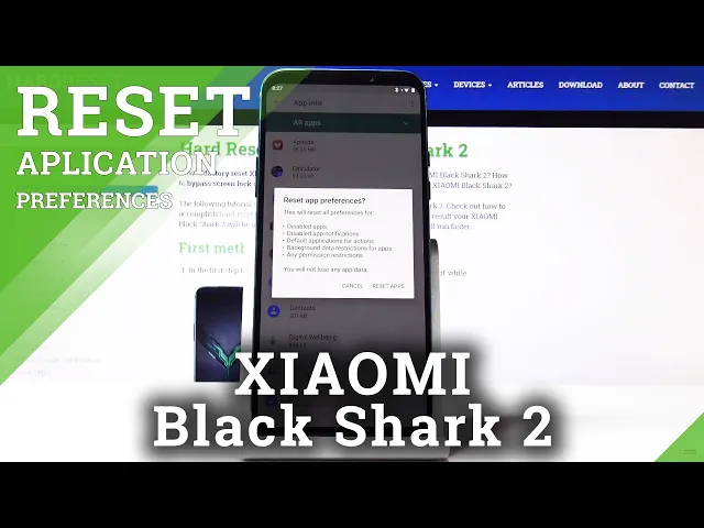 Video thumbnail for How to Reset App Preferences in XIAOMI Black Shark 2 - Restore Default App Setup