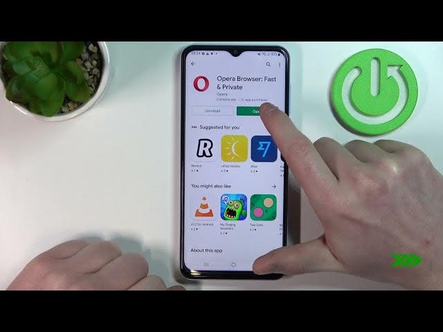 Video thumbnail for Samsung Galaxy A13 - How To Install Opera Browser