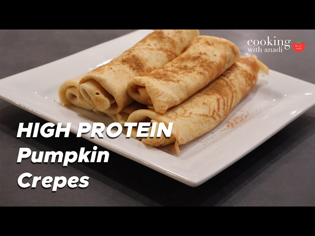 Video thumbnail for High-Protein Pumpkin Spice Crepes – Fall Breakfast Upgrade