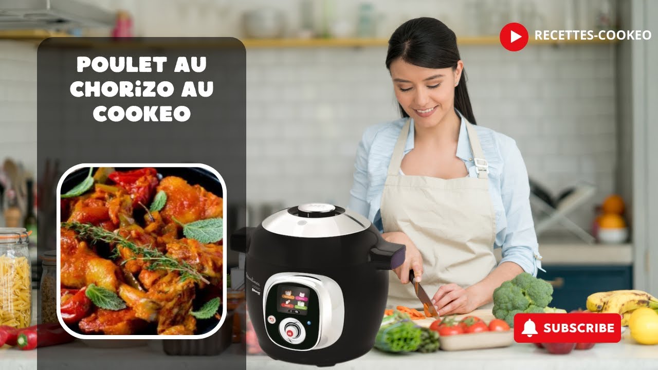 Video thumbnail for Poulet au chorizo au Cookeo