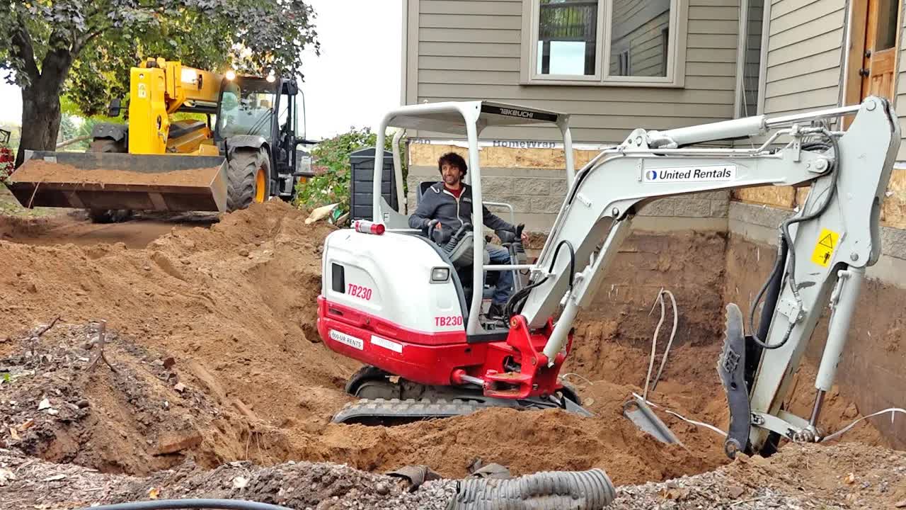 Video thumbnail for Matthew Cremona: Excavating for Basement - Home Renovation Part 3
