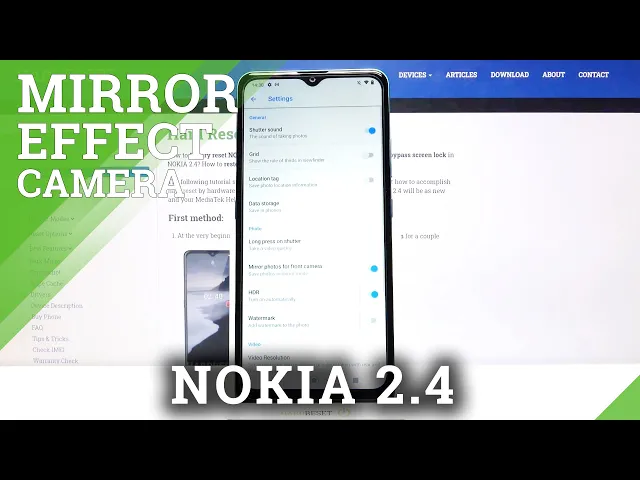 Video thumbnail for How to Manage Camera Mirror Effect in NOKIA 2.4 – Remove Reflection Option