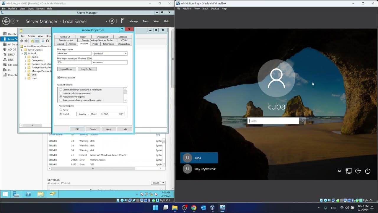 Video thumbnail for How to Connect PC to Domain/Active Directory Server 2012 | Setup Guide