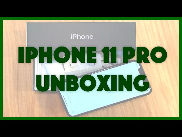 Video thumbnail for Apple iPhone 11 Pro Midnight Green - UNBOXING
