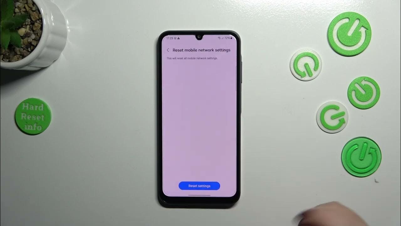 Video thumbnail for How to Restore Default Network Settings & Preferences on SAMSUNG Galaxy A25 5G