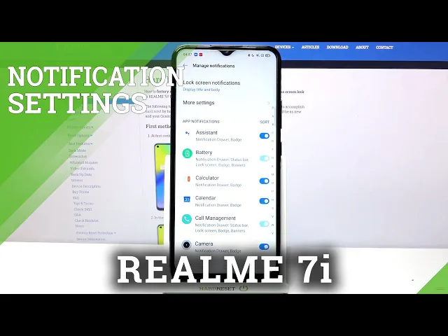 Video thumbnail for How to Customize Notification on REALME 7i – Turn on and off Notifications