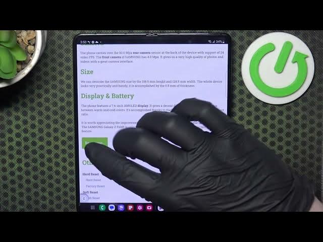 Video thumbnail for Does SAMSUNG Galaxy Z Fold5 Phone Have a Gorilla Glass Screen? Let's Find Out!