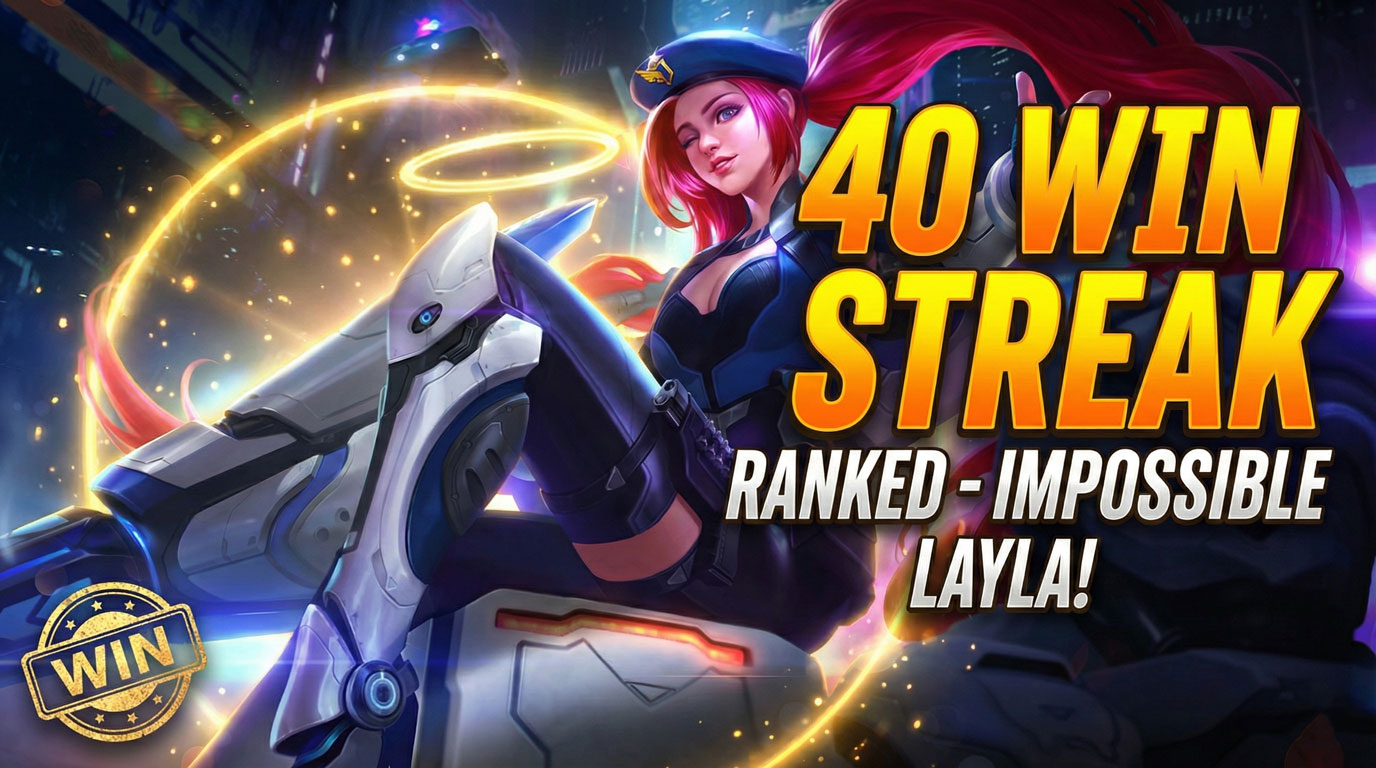 Video thumbnail for 40 Game winning streak with Layla in Ranked - MLBB
