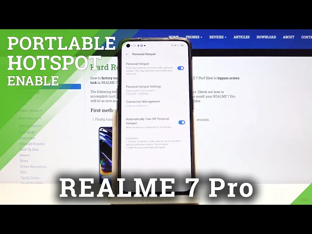 Video thumbnail for How to Enable Portable Hotspot in REALME 7 Pro – Wi-Fi Connection