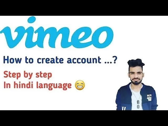 Video thumbnail for How to create vimeo account in hindi