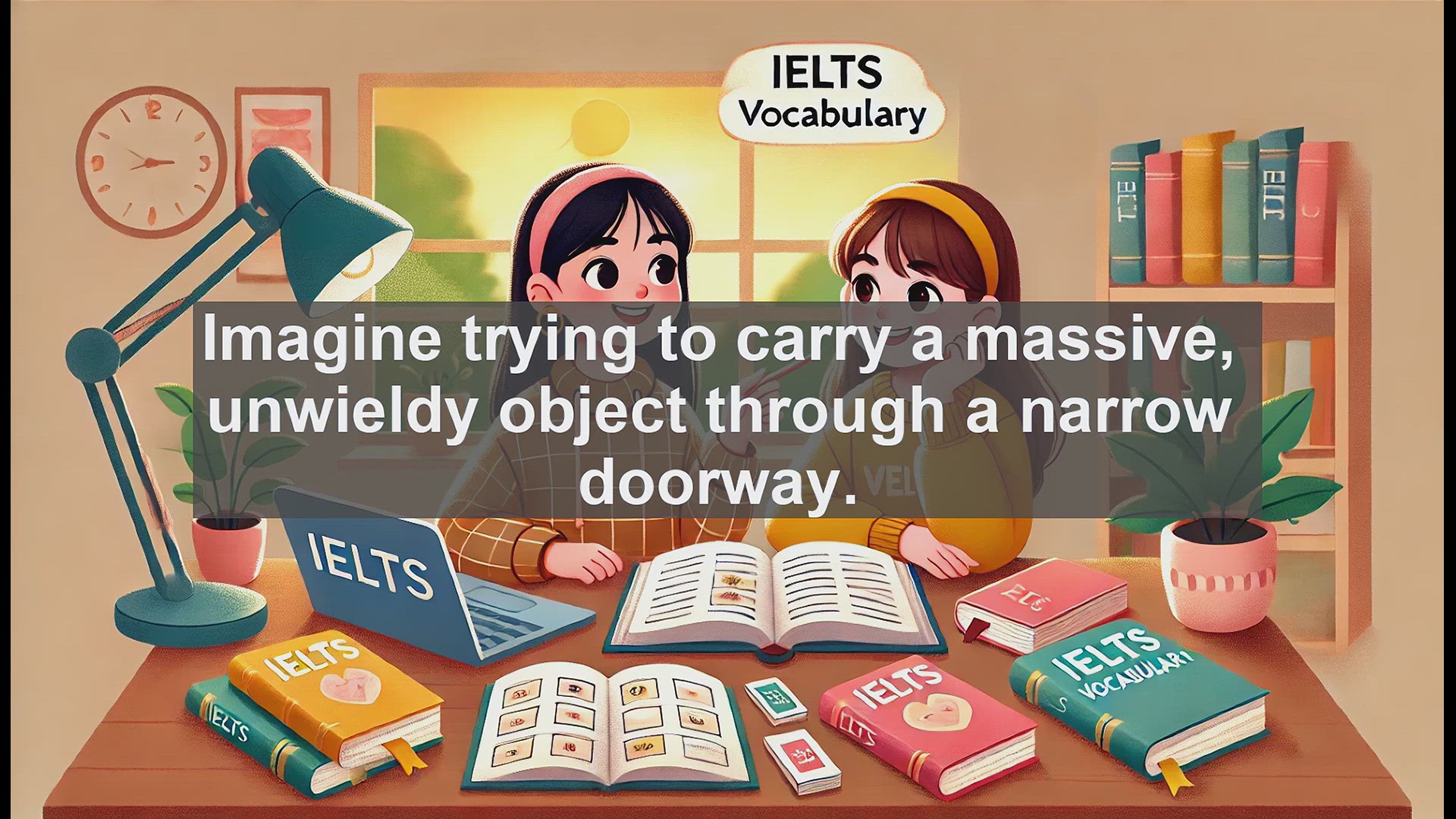 'Video thumbnail for 2000 Must Know IELTS 9.0 Vocabulary - Understanding 'Cumbersome': Boost Your IELTS Vocabulary'