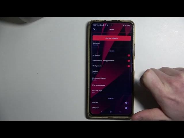 Video thumbnail for Opera GX Android - How To Enable & Disable Cookies
