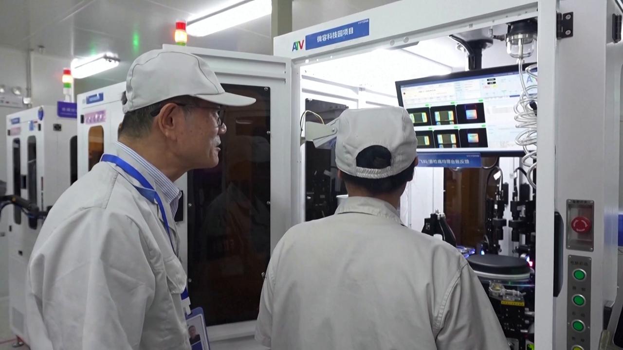 Video thumbnail for China: Chinese factories rush to fill orders for multi-layer ceramic capacitors.
