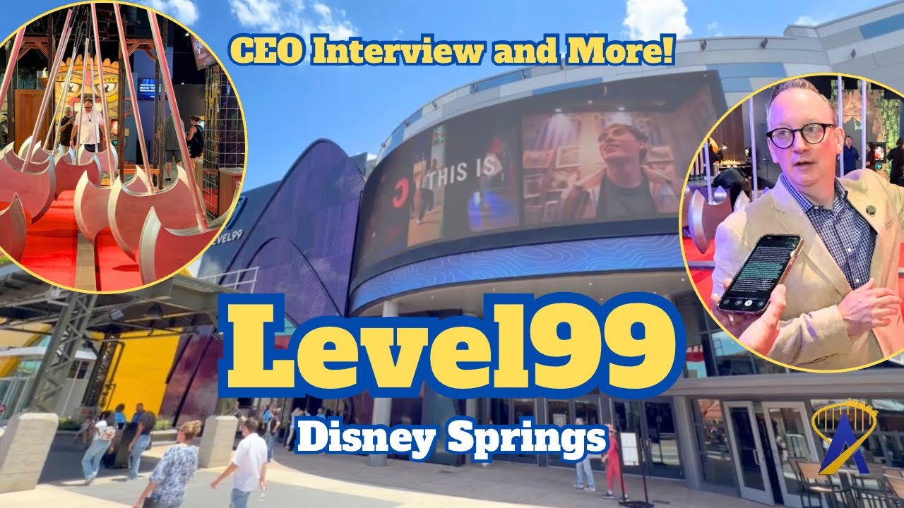 Video thumbnail for Inside LEVEL99 Disney Springs! CEO Matt DuPlessie Interview, Overview and Game Highlights