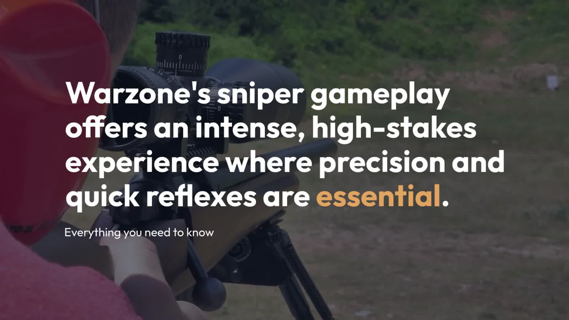 Video thumbnail for Warzone Sniper Montage