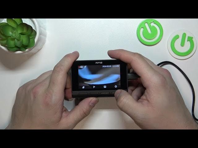 Video thumbnail for 70mai Dashcam A810   enable disable extended cam image and rotation