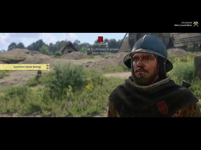 Video thumbnail for Kingdom Come Deliverance 2 - Via Argentum: Talk To Christian of Pisek In Private (Gives Seal Letter)