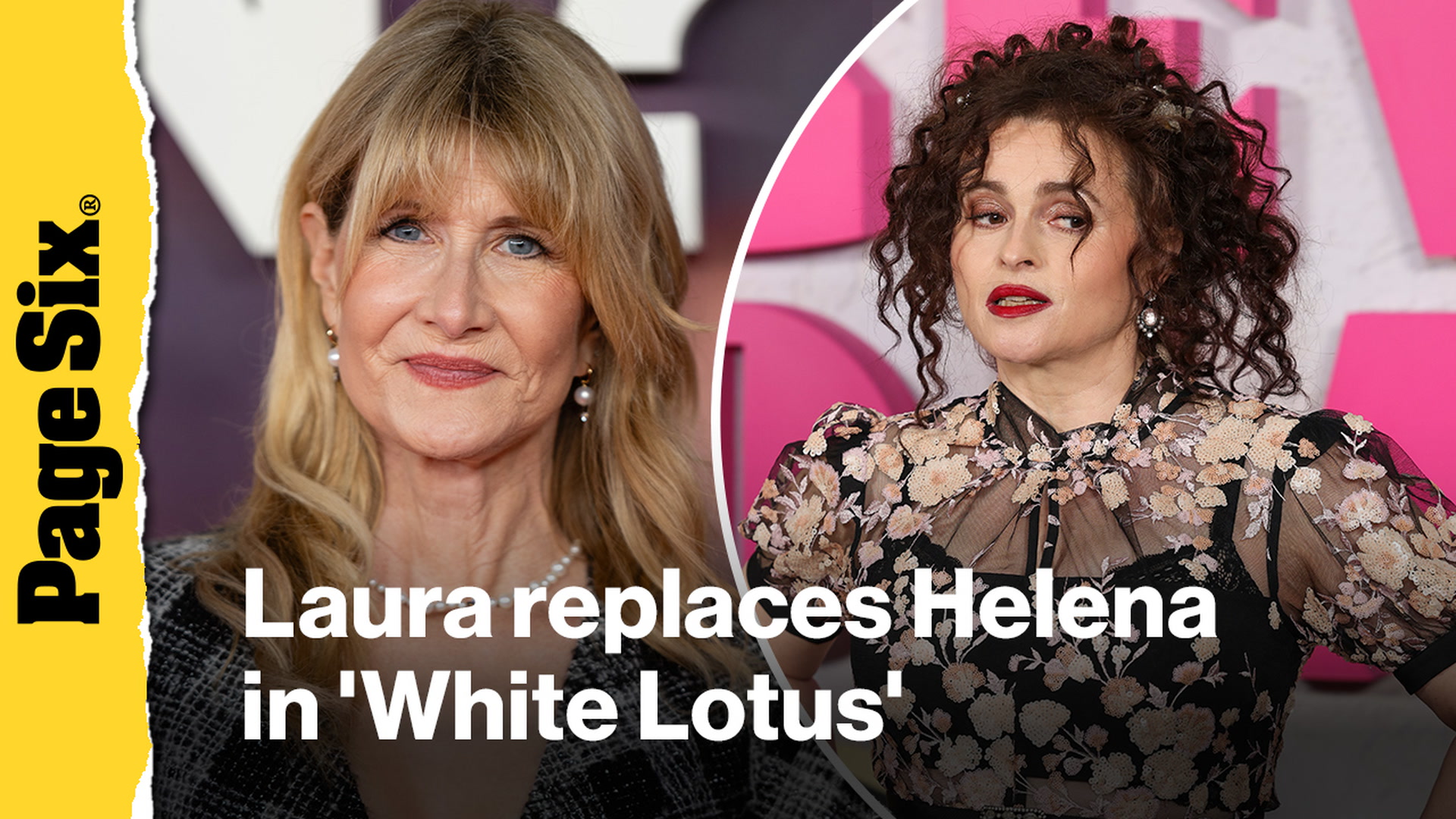 Video thumbnail for Laura Dern joins 'The White Lotus' Season 4, replacing Helena Bonham Carter