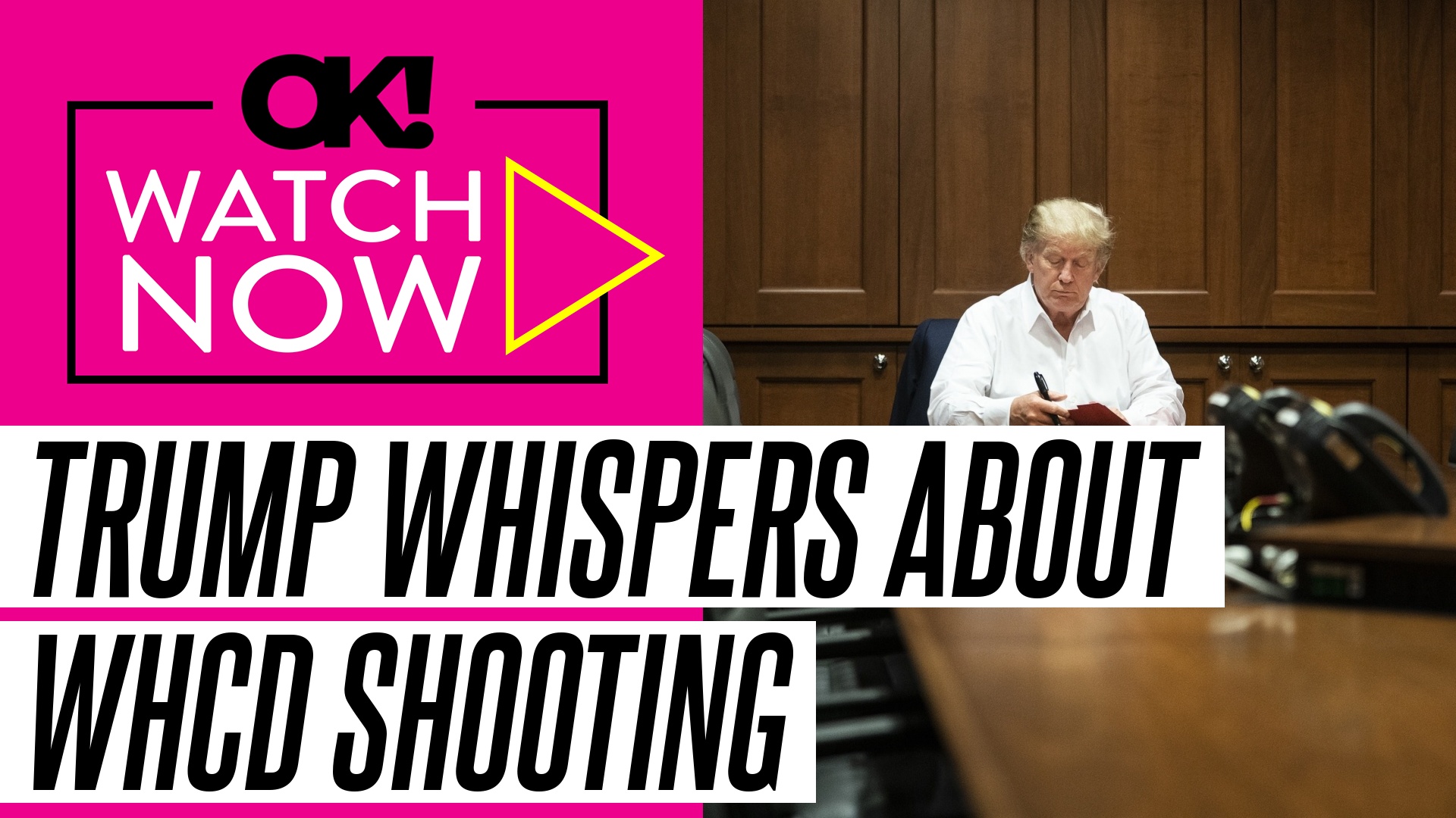 Video thumbnail for Donald Trump Whispers With King Charles About Terrifying WHCD Shooting During Royal's White House Visit, Lip Reader