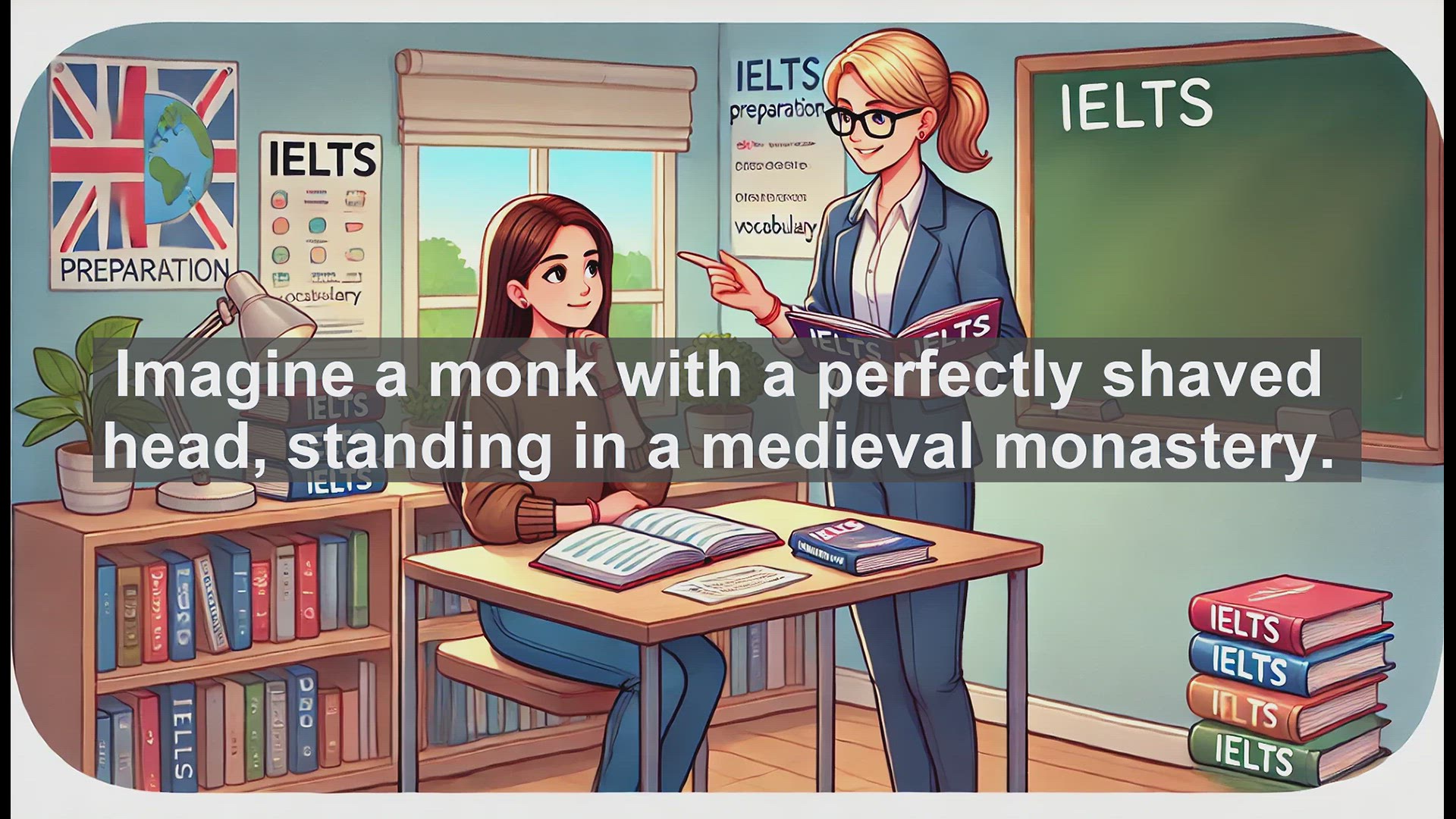 'Video thumbnail for 2000 Must Know IELTS 9.0 Vocabulary - Tonsure: The Religious Hair Practice Explained'