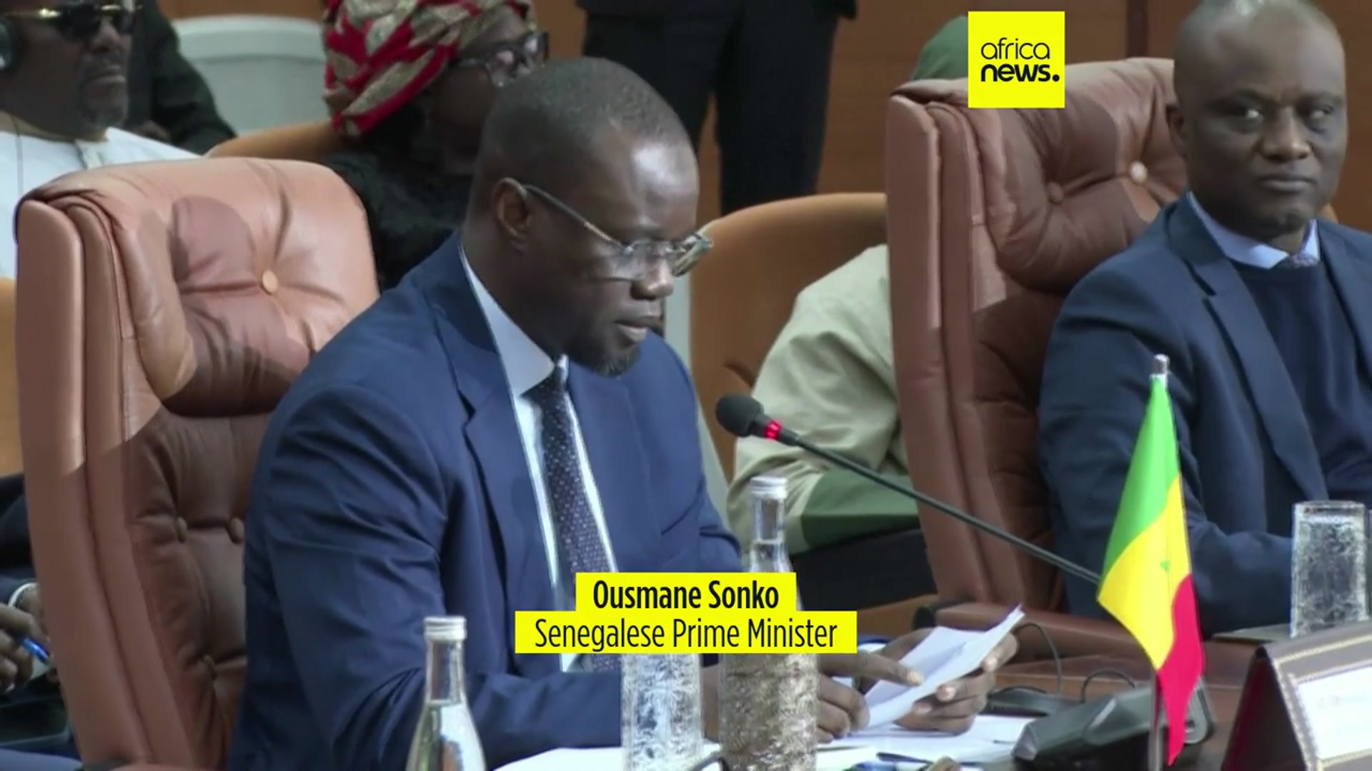 Video thumbnail for Senegalese PM Ousmane Sonko dismisses AFCON tensions with Morocco