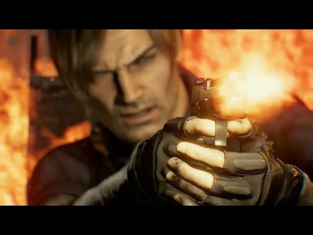 Video thumbnail for Resident Evil Requiem NG+ - Leon RPD: Mr X Introduction and Full Fight | Gun Shop Kendo Cutscene