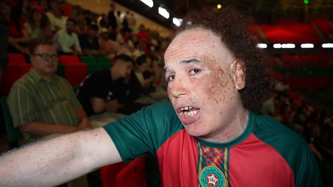 Video thumbnail for Morocco: Moroccan soccer fans celebrate World Cup victory and advancement in Rabat.