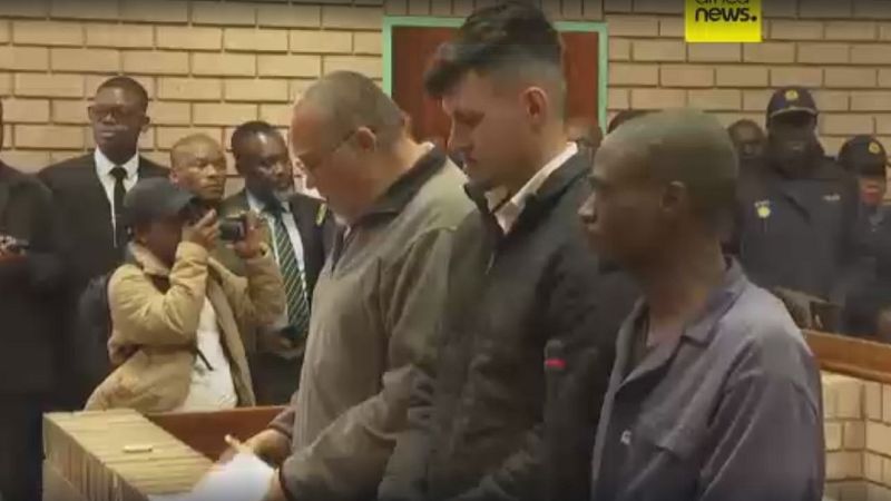 'Video thumbnail for South Africa: Uproar as accused in pig farm murder case walks free'