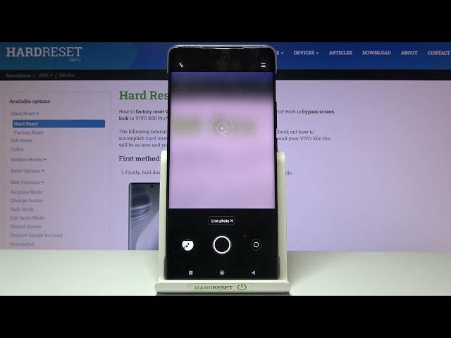 Video thumbnail for How to Take Live Photo on VIVO X60 Pro – Live Picture