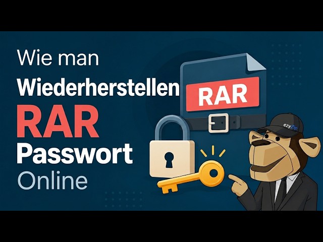 Video thumbnail for 📦 So Knacken Sie ein RAR-Passwort Online Kostenlos | Keine Softwareinstallation Erforderlich