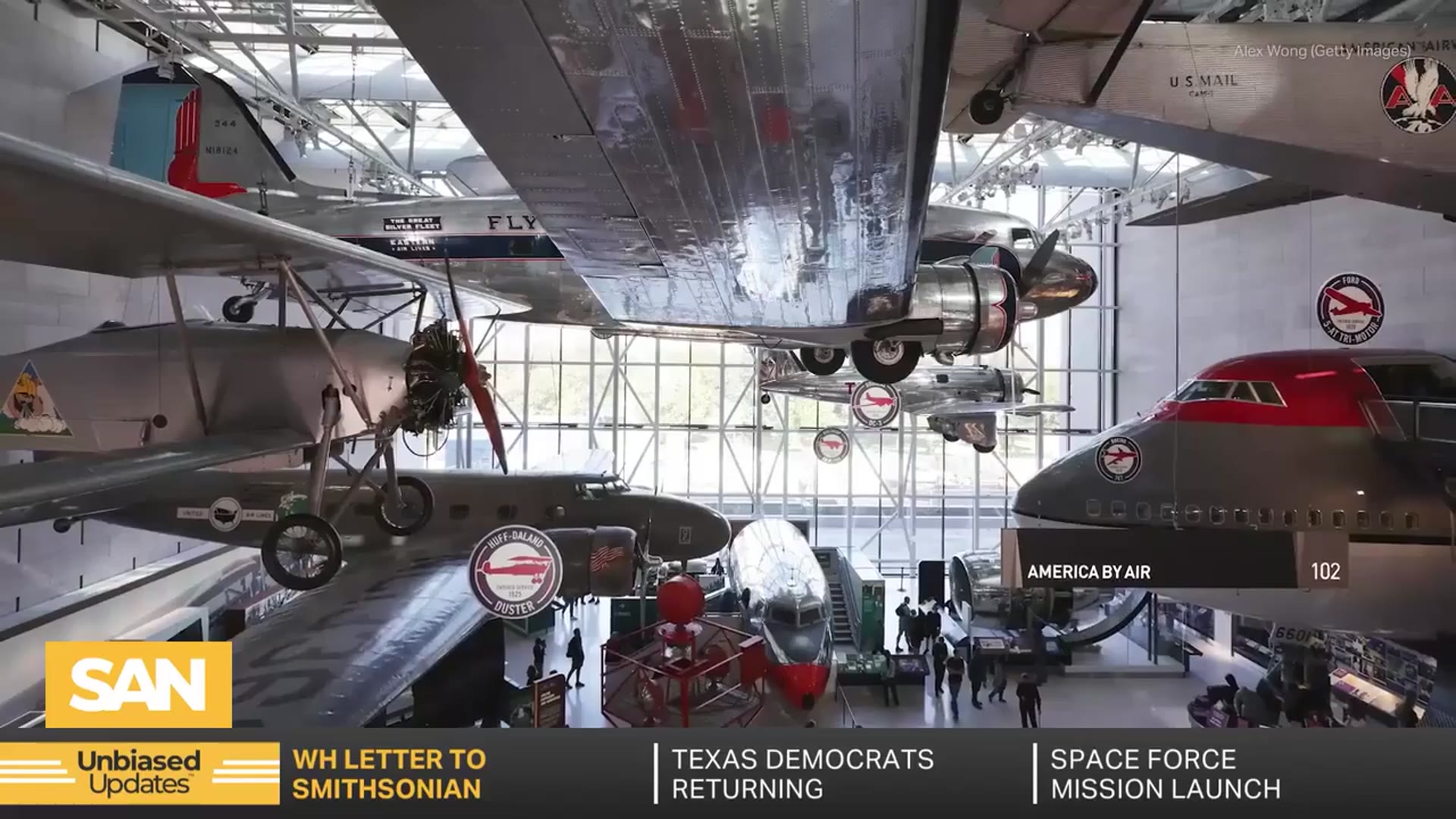 'Video thumbnail for White House orders sweeping review of Smithsonian museums'