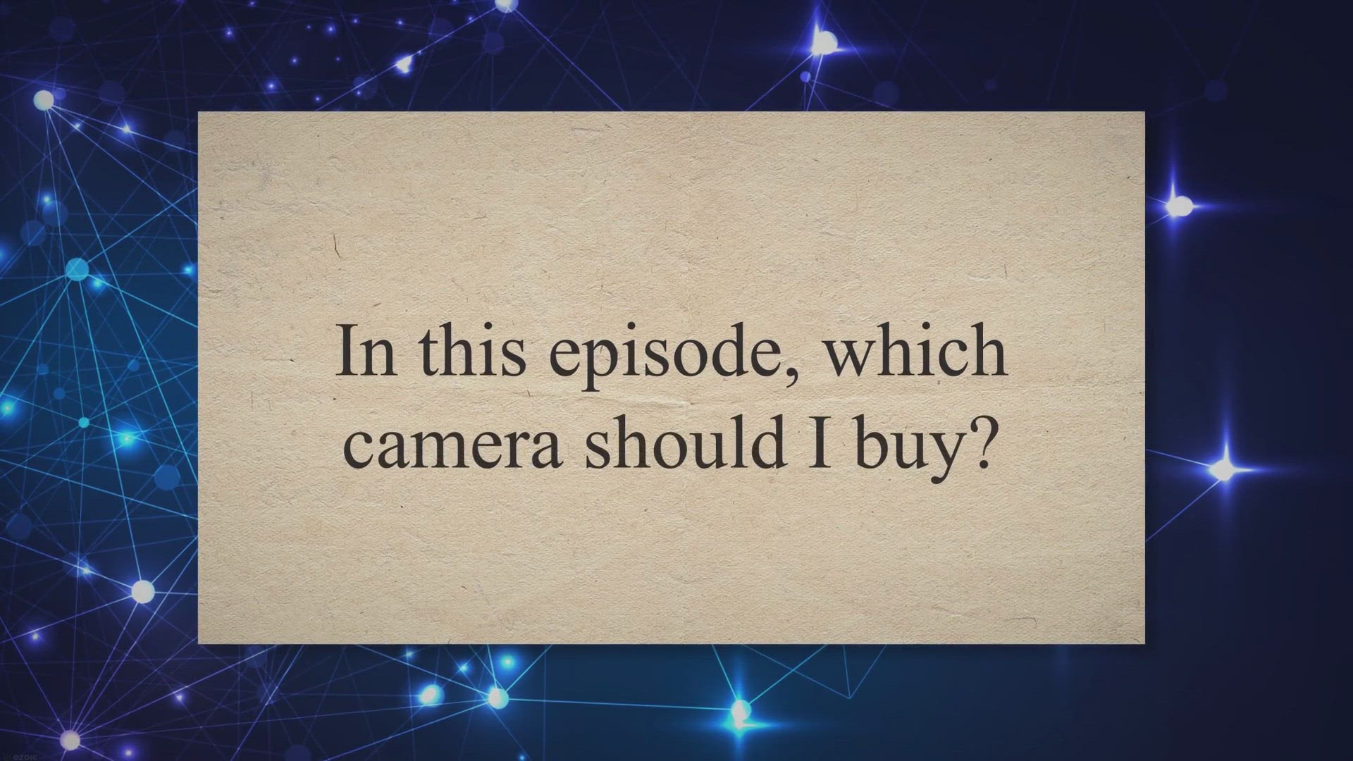 Video thumbnail for What Camera Should I Buy?