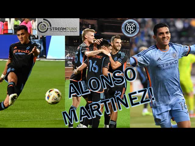Video thumbnail for stream punk soccer: alonso martinez scores! every goal (so far) nycfc 2024