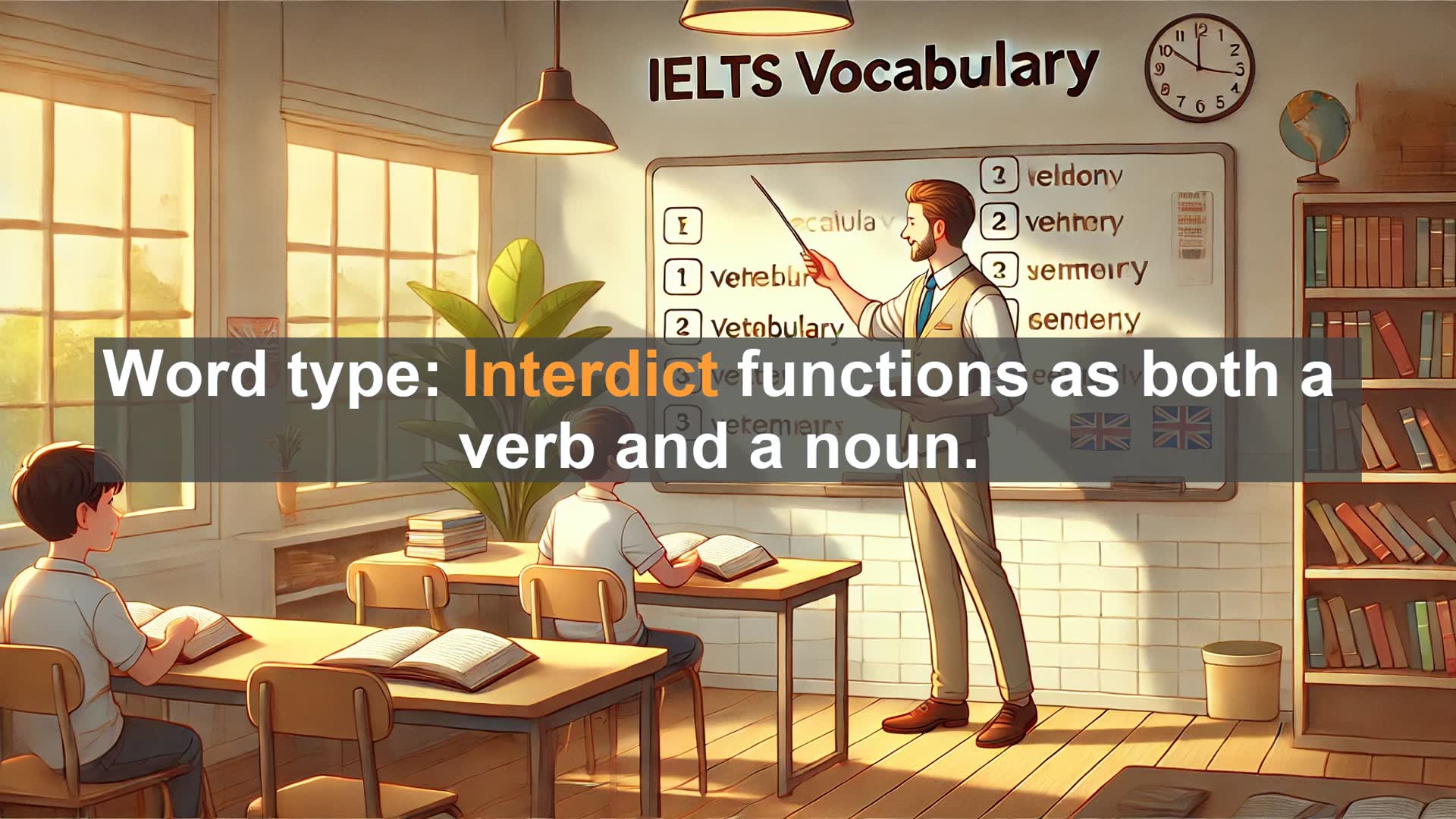 'Video thumbnail for 5000 Must Know IELTS 8.0 Vocabulary - Mastering 'Interdict': Boost Your IELTS Score'