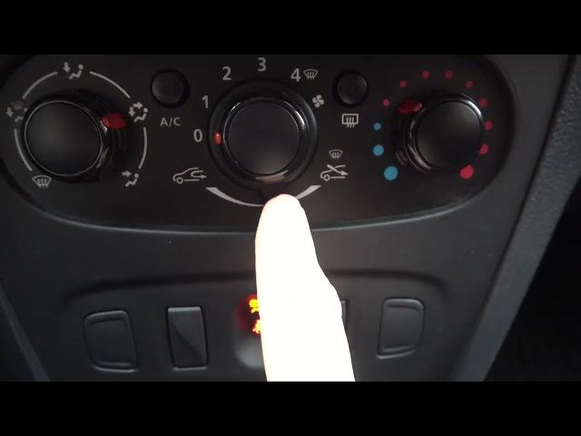 Video thumbnail for How to Change Airflow Mode in Dacia Sandero ( 2011 - 2020 ) -  Set Inside or Outside Airflow