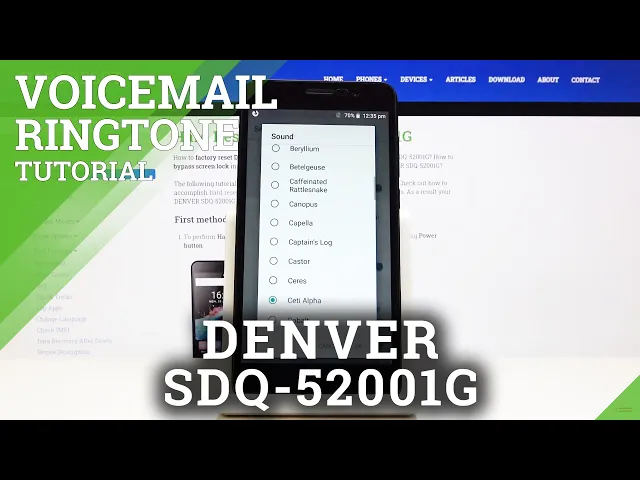 Video thumbnail for DENVER SDQ-52001G – Open Voicemail Options & Customize Voicemail Sounds