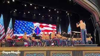 'Video thumbnail for 1st Marine Division Band Concert at Disneyland on the 4th of July 4K'