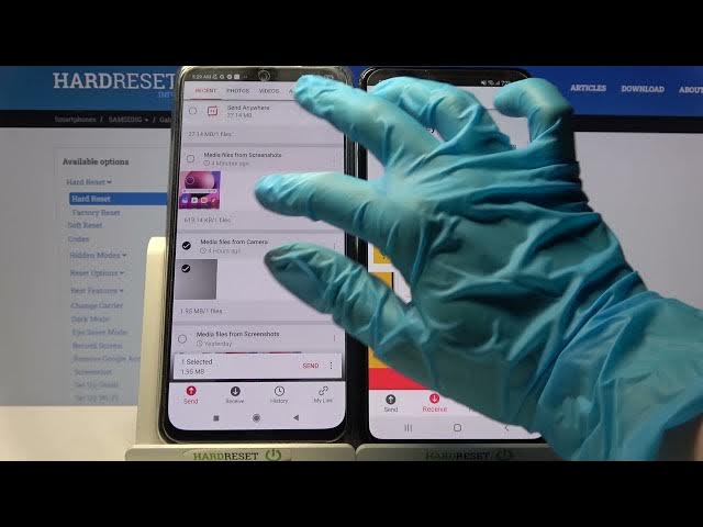Video thumbnail for How to Transfer Files from an Android Device to SAMSUNG Galaxy A52s 5G -Send Anywhere