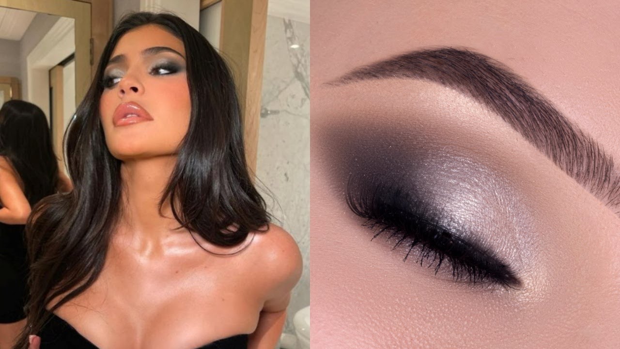 Video thumbnail for Kylie Jenner Smokey Eyes Inspired Makeup Tutorial | Glam Makeup