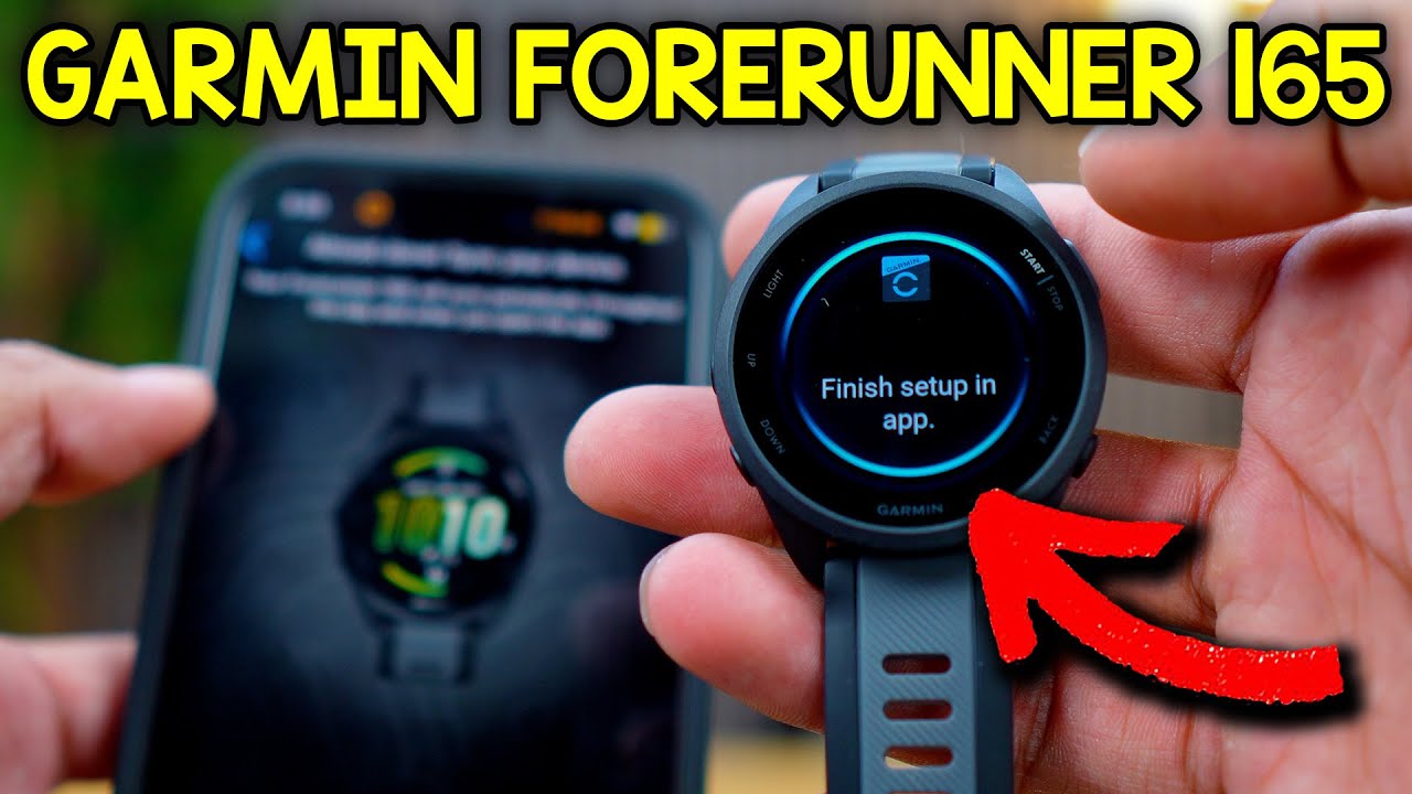 Video thumbnail for Garmin Forerunner 165 Unboxing & Setup