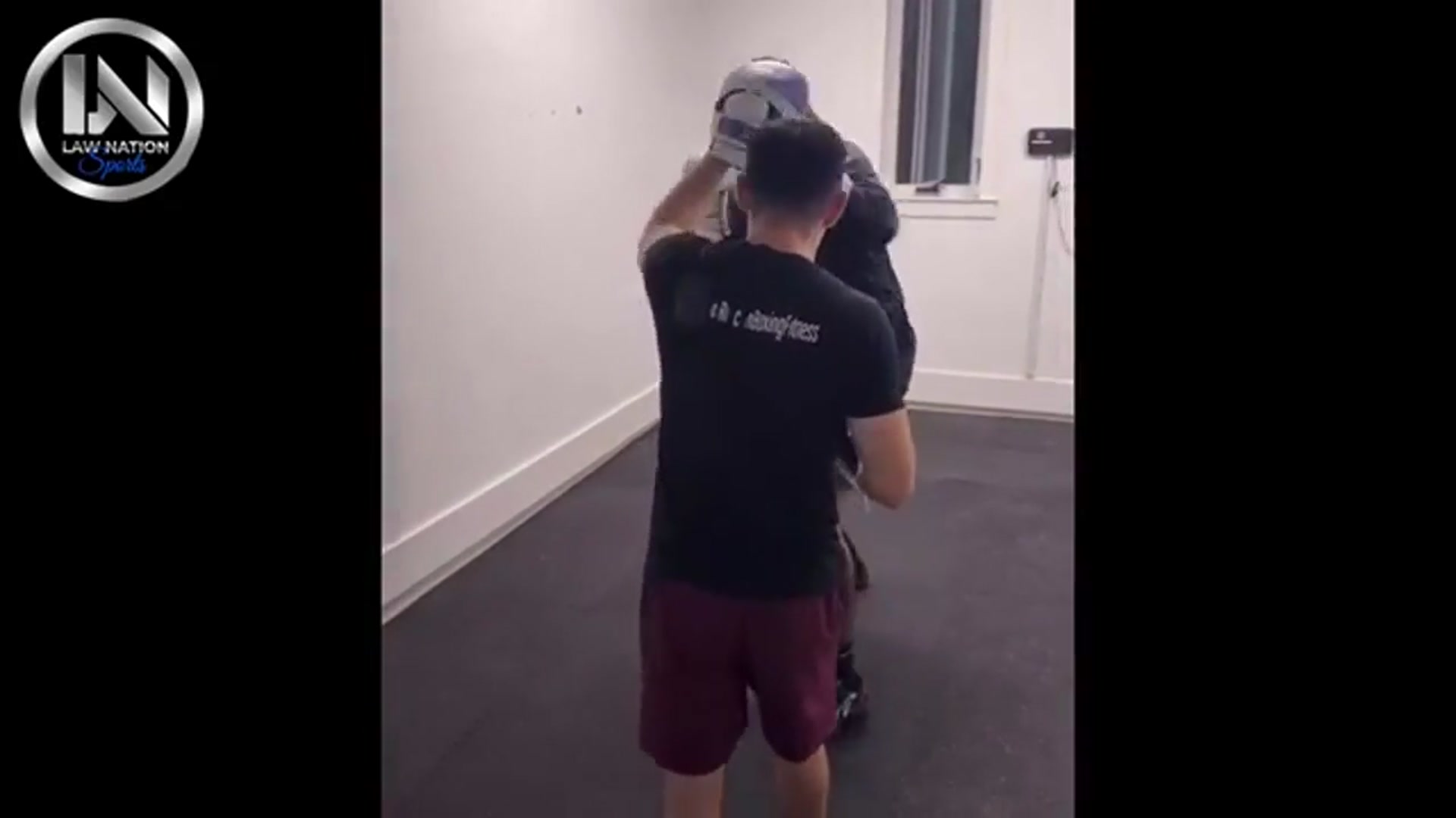 'Video thumbnail for law nation sports: cowboys tyler guyton boxing training for offensive linemen'
