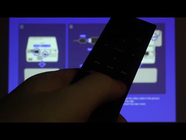 Video thumbnail for How To Change Projection Proportions on Projector Epson EF-100B?