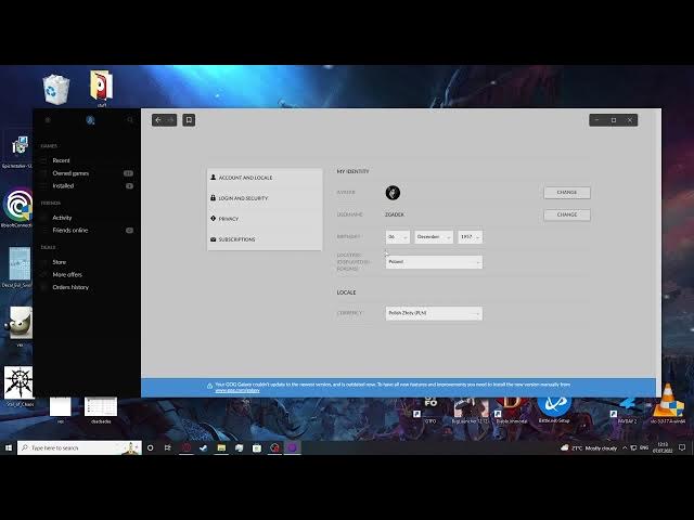Video thumbnail for Gog Galaxy 2022 - How To Change Birthday Date