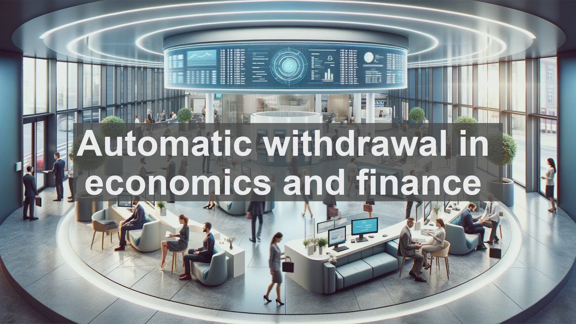 'Video thumbnail for Automatic withdrawal in economics and finance'